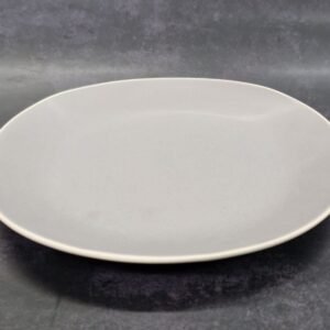 Dosthoff Matt Gray with White Rim Salad Plate 22 cm