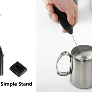 Milk Frother with Simple Stand