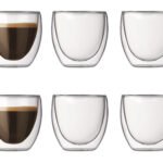 Double Wall Glass Cup 80ml X6