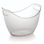 Unbreakable Polycarbonate Oval Ice Bucket 12L