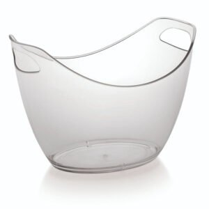 Unbreakable Polycarbonate Oval Ice Bucket 12L