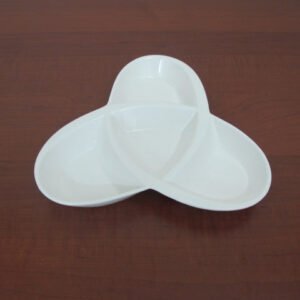 Porcelain Divided Dish Star Shape 25 cm