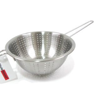 Stainless Steel punching strainer; 18 cm