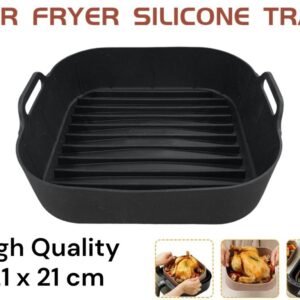 Squared High Quality Air Fryer Silicone Basket Tray