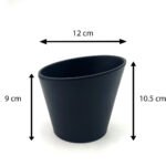 Small Presentation Bowl 12 x 10.5 cm Matt Black