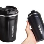Black Stainless Steel Travel Mug