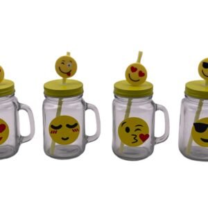 Emoji Mug with Straw