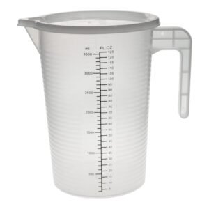 High Quality Plastic Measuring Cup w Cover 3500 ml