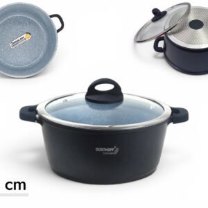 DOSTHOFF INDUCTION MASTER CASSEROLE BLACK 22 CM 3.1 L