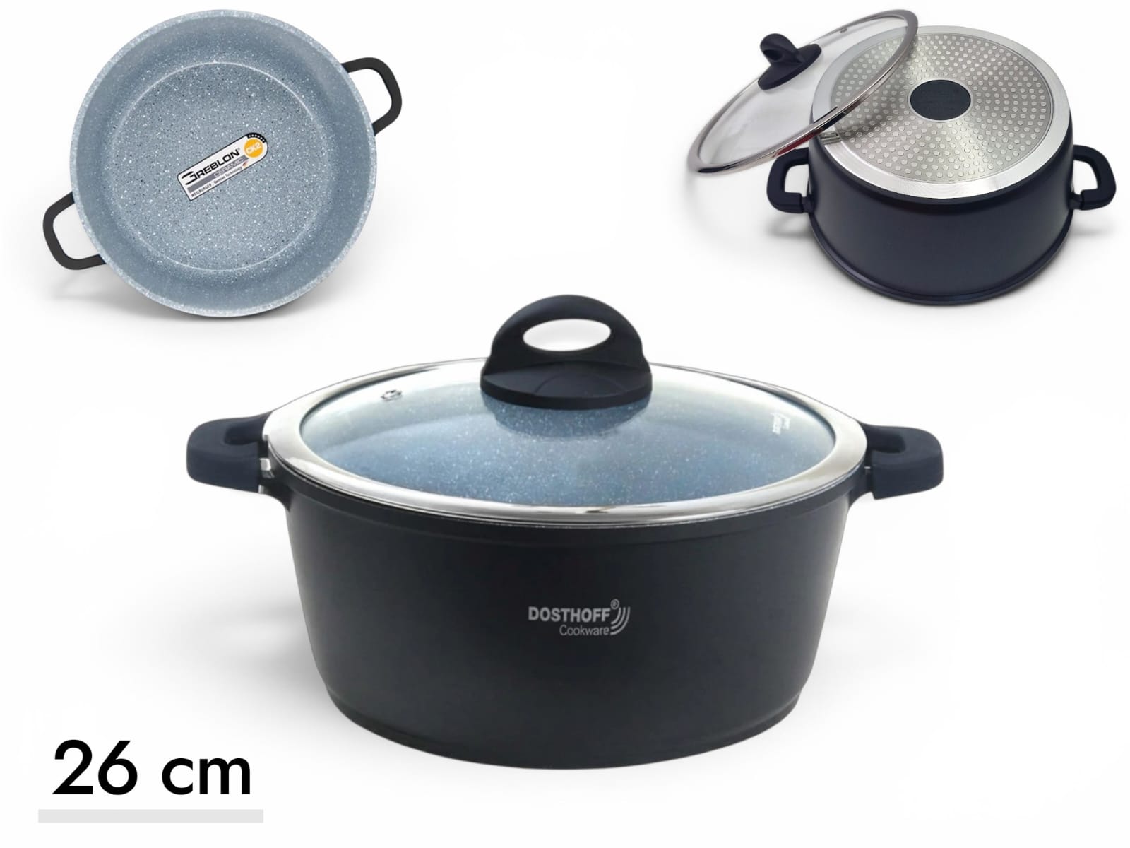 3c848baf3da3564921c11e86f172dc86_49e1bb55-7531-4053-aa3d-3e3dd5161972.jpg DOSTHOFF INDUCTION MASTER CASSEROLE BLACK 26 CM 5.5 L