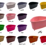 Plastic Corner Sink Basket X2