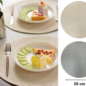 Round Braided Table Placemat 38 cm
