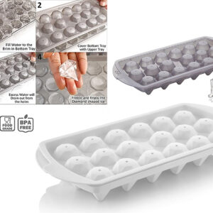 Diamond Shaped Ice Mold - makes 18 Pieces