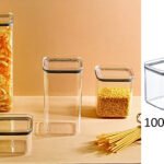 Airtight Squared Food Jar 1 lt