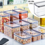 Airtight Rectangular Food Jar 1.75 lt