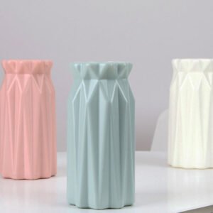 Plastic Vase Ceramic Look 18 cm