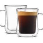 Curved Double Wall Glass Mug 350 ml