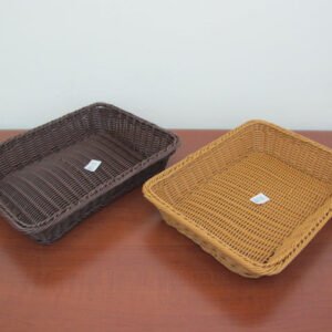 LArge Rectangular woven bread basket