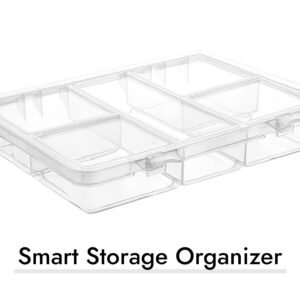 Smart Storage Box Organizer with Connected Cover