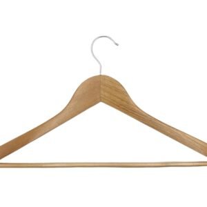 Wooden Hanger with Anti Slip Tube
