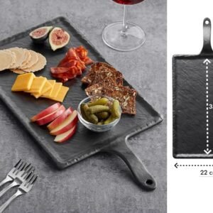Large Melamine Rectangular Plate with Handle