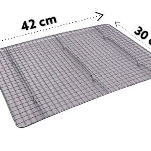 Chrome Plated Cooling Rack 42x30 cm