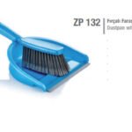 Dust pan with brush set