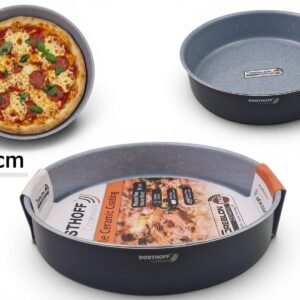 DOSTHOFF ROUND OVEN TRAY BLACK 36 CM