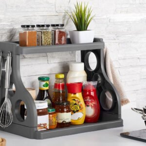 Kitchen Countertop Organizer - 2 tiers shelving unit <