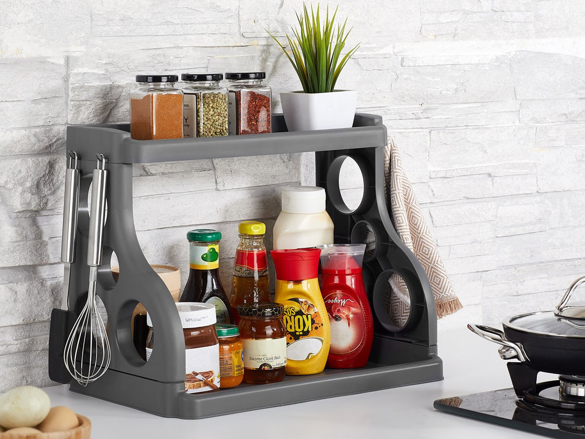 45fcd8ac9159e33f3aba1b1b01ec697a.jpg Kitchen Countertop Organizer - 2 tiers shelving unit <