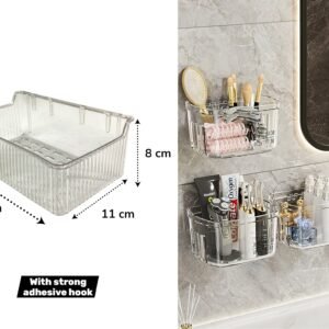 Perforated Unbreakable Transparent Storage Organizer 2