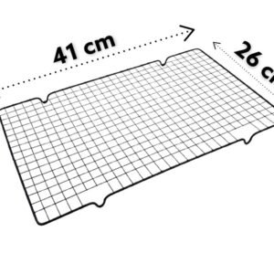 Black Cooling Rack 41x25 cm