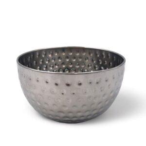 Small Stainless Steel Snack Bowl 12 cm w Hammered Finish