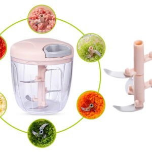 Manual Food Chopper with 5 blades