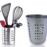 Stainless Steel Utensils and Cutlery Holder H:14.5 cm