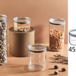 Airtight Round Food Jar 0.45 lt