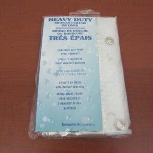 Heavy Gauge Transparent Liner Shower Curtain