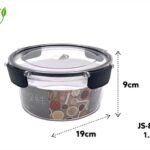 Acrylic Airtight Round Food Storage Box 1.4 L