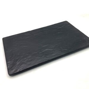 Melamine Flat Display Plate Granite Design 40.6 cm