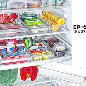 Clear Fridge Organizer 37 x 15 x 5 cm