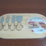 4 Cheese Serving Utensils with Board