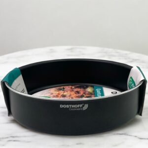 Dosthoff Black Quantum Round Oven Tray 28 cm