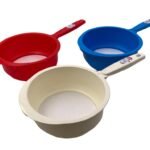 Plastic Strainer 20cm Diameter with Long Handle
