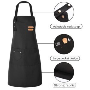 Professional Apron with Pockets and Pen Holder