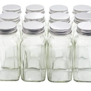 Squared Spice Bottle with Aluminium Cap