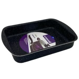 Black Granite Nouval Rectangular Oven Tray 30 cm