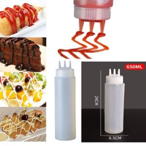Three Headed Sauce Bottle 650 ml
