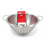 Stainless Steel punching colander; 24 cm