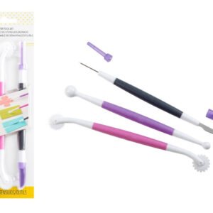 Set of 3 tools for fondant decoration