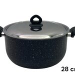 Black Granite Nouval Casserole 28 cm